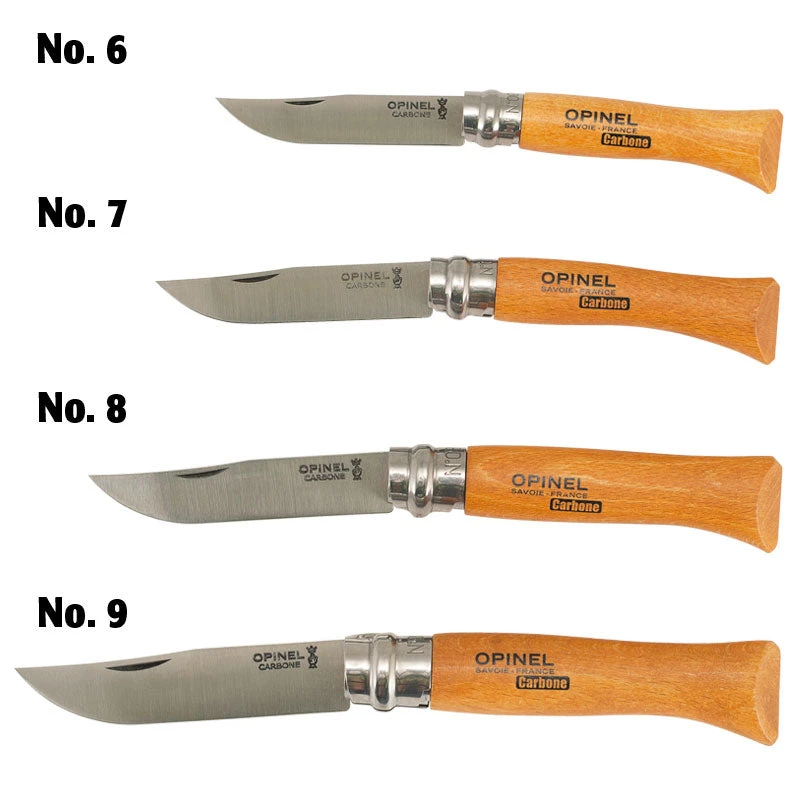 Opinel Folding Knife Carbon Steel No. 9 - Image 2