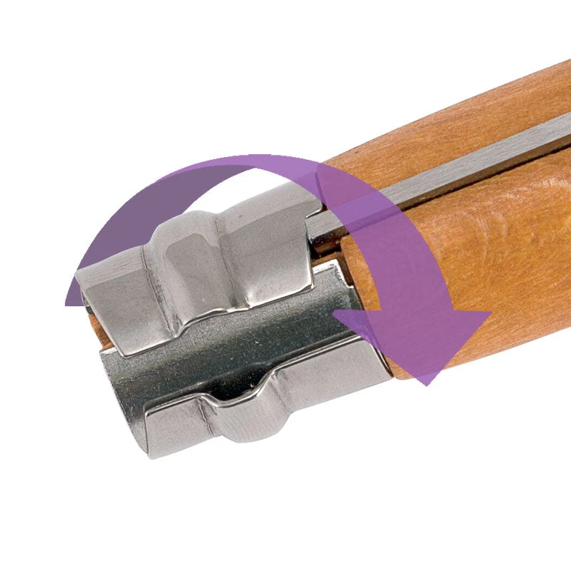 Opinel Folding Knife Carbon Steel No. 9 - Image 4